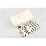 12pcs Fashion Champagne gold Cosmetic Makeup Brushes Set With Leather Bag