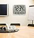 La Crosse Technology 515-1316 Super Large 16 Inch Atomic Digital Wall Clock, 19.09, Silver