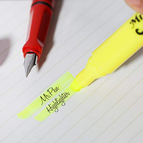Mr. Pen Yellow Highlighters, Tank Style Highlighter, Pack of 20