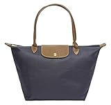 Korvara Nylon Tote Bag - Premium Nylon & Vegan Saffiano Leather Shoulder Handbag for Women