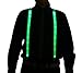 Light Up LED Suspenders (Green)