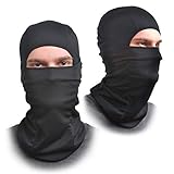 EVELIVE Balaclava Ski Mask - Black Face Mask for Ski and Snowboard - for Women and Men