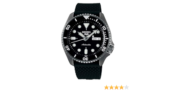 Amazon.com: Seiko 5 SRPD65K2 Men's Watch Automatic Rubber : Clothing, Shoes  \u0026 Jewelry