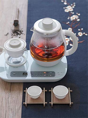 WSJTT Multi-Use bollitore elettrico in vetro borosilicato tè e caffè e di base di controllo programmabile Pannello… - immagine 5