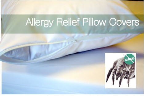 American Textile Aller Ease Waterproof Allergy Pillow Protector Cover, Standard