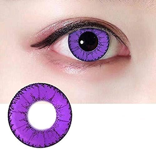 Title: Women Multicolor Cute Charm and Attractive Fashion Contact Lenses Cases Cosmetic Makeup Eye Shadow RED- with Contact Lens Case By Eyefusion TM