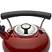 Circulon 2-Quart Contempo Teakettle, Red