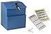 Adir Suggestion Box with Slot and Lock with 25 Comment Cards and Label Stickers, Blue