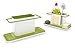 Joseph Joseph 85049 Sink Caddy Kitchen Sink Organizer Sponge Holder Dishwasher-Safe, Large, Green