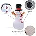 5 Foot Christmas Inflatables Snowman with Hat, Airblown Inflatable Snowman with Branch Hands, Lighted for Home Outdoor Yard Lawn Decoration