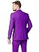 Opposuits Purple Prince Solid Purple Suit For Men Coming With Pants, Jacket and Tie, Purple Prince, US36