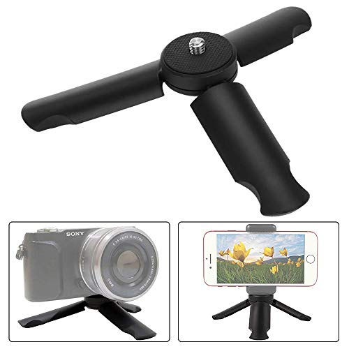 Maexus Mini Tripod Stand for Selfie Stick Monopod Stabilizer Mount on Cellphone DSLR Cameras,Portable Folding Desktop Stand for Projector for ZHIYUN Smooth Q/Smooth 4/ Feiyu/OSMO Mobile 2 Gimbal - Thumbnail 6