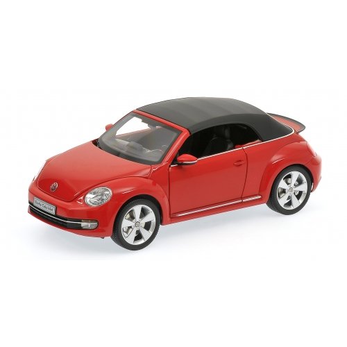 Kyosho Original 1/18 Volkswagen The Beetle convertible 2013 (Tornado Red)