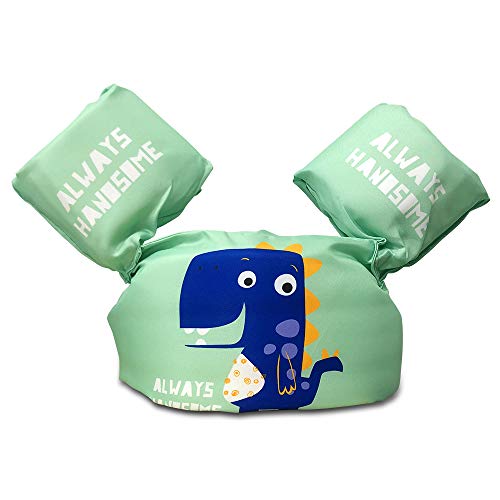 JIWINNER Swim Vests Flotation Jacket Swim Belt Learn to Swim Device Toddler Floaties Device for Pool 30-50 lbs