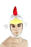 Chicken HAT MGS Metal Gear Solid 5 V The Phantom Pain Plushie Headwear Cap White