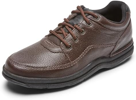 Rockport Men's World Tour Classic Walking Shoe, Chocolate Nubuck