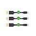 Ugreen Micro USB Cable USB 2.0 A Male to Micro B Sync & Charging Cable, 1.5ft x 3 3 Pack, Black