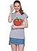 Romastory Women's Cute Print Short Sleeve T-shirts Juniors Casual Tops Tee Shirts