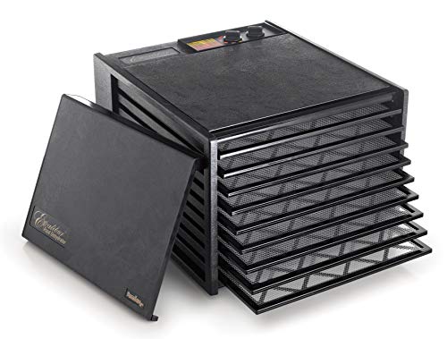 Excalibur 3926TB 9-Tray Electric Food Dehydrator with Temperature Settings and 26-hour Timer Automatic Shut Off for Faster and Efficient Drying Includes Guide to Dehydration Made in USA, 9-Tray, Black Excalibur 3926TB 9-Tray Electric Food Dehydrator with Temperature Settings and 26-hour Timer Automatic Shut Off for Faster and Efficient Drying Includes Guide to Dehydration Made in USA, 9-Tray, Black