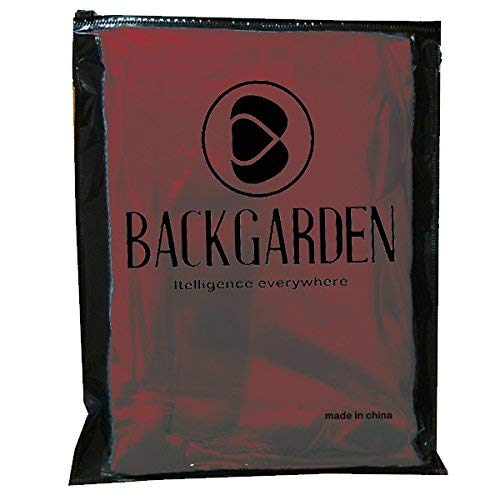Backgarden Girl Children Color Stretched Waist Performance Circle Skirt Belly Dance Dress (8/10/12, Dark red)