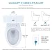 TOTO SW2034#12 C100 Electronic Bidet Toilet Cleansing Water, Heated Seat, Deodorizer, Warm Air Dryer, and PREMIST, Elongated, Sedona Beige