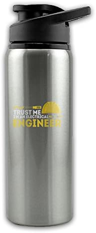 Trust Me I'm An Electrical Engineer Funny Engineering Single Layer 304 Stainless Steel + PP Sports Bottles