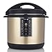 Fagor LUX Multi-Cooker, 8 quart, Electric Pressure Cooker, Slow Cooker, Rice Cooker, Yogurt Maker and more, Champagne - 935010055