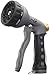 Heavy-Duty Metal Garden Hose Nozzle - Water Hose Nozzle with 8 Adjustable Watering Patterns by Nifty Grower