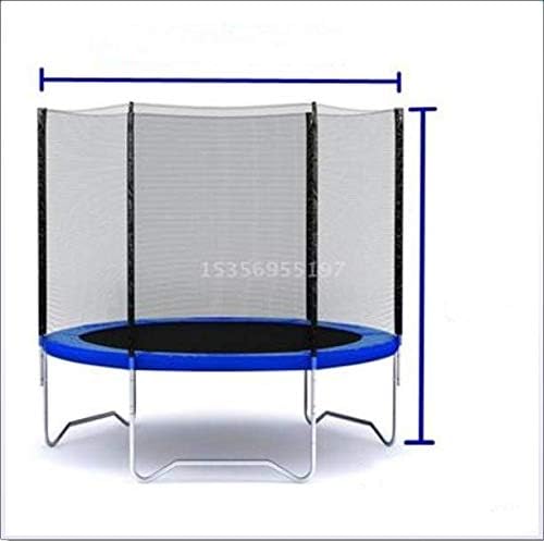 CCLK 2.2M High Kids Trampoline with Safety Protective Net Bundle Children Exercise Play Toy Indoor Outdoor