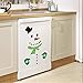 ROXENDA Christmas Snowman Stickers, Holiday Decorations Set-Santa Claus Snowman Handle Covers Snowman Appliance Decals for Refrigerator,Garage,Office Cabinets,Door and Windows,2 Patterns