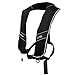 Lifesaving Pro Premium Quality Automatic/Manual Inflatable Life Jacket Life Vest Inflate Survival Aid PFD 275N Buoyancy XXXL Size for Adult NEW - Black Color