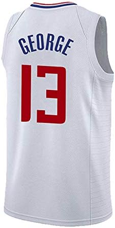 No. 13, Paul George jersey, Los Angeles Clippers, Paul George 13#, basketball jersey, classic white sleeveless, unisex - the best gift for men's league