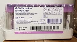 Tube 3.0 ML 13x75 5.4 MG box of 100