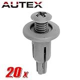 PartsSquare 20pcs Fender Liner Fastener Rivet Push Clips Retainer for Hyundai Accent Azera Elantra Equus Genesis Genesis Coupe Santa Fe XG300/350 Tiburon Sonata