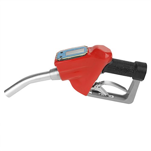 1PC Digital Fuel Oil Gasoline Nozzle Gun Fuel Delivery Gun Diesel Petrol Oil Delivery Gun Diesel Petrol Oil Nozzle Dispenser with Flow Meter