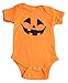 Cute Little Pumpkin | Infant, Baby Halloween Jack O' Lantern One Piece Outfit-(Onesie, 6M)