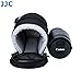 JJC 10x18cm Water-Resistant Protective Deluxe Lens Pouch Bag for Canon EF 70-300mm f/4-5.6 IS II USM Lens, Fits Lens Storage With ET-74B / LH-74B Lens Hood Reversed On