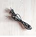 Lamp Cord Set with Molded Plug Lamp Cord Has Button Switch, Plug,Stripped Ends Ready for Wiring Stripped Ends Ready for Wiring -6 Foot （Black）,
