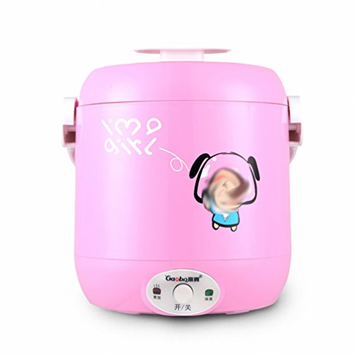 DIDIDD Mini Rice Cooker 1-2 People Home Cooking Rice Cooker Small Rice Cooker,Pink