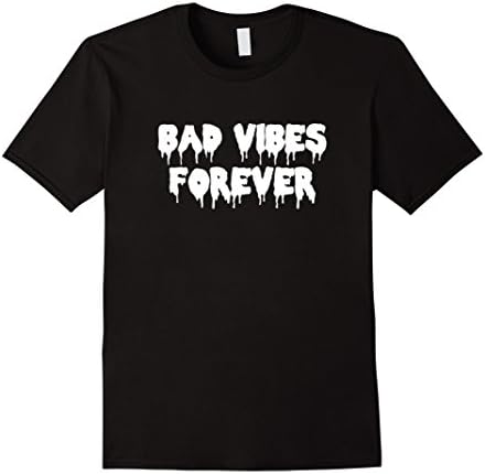 Mens Bad Vibes Forever Grime Tentacion T-Shirt | Fitted 2XL Black