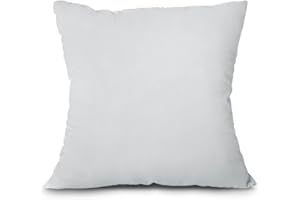 EDOW Throw Pillow Insert, Lightweight Soft Polyester Down Alternative Decorative Pillow, Sham Stuffer, Machine Washable. (Grey, 18x18)