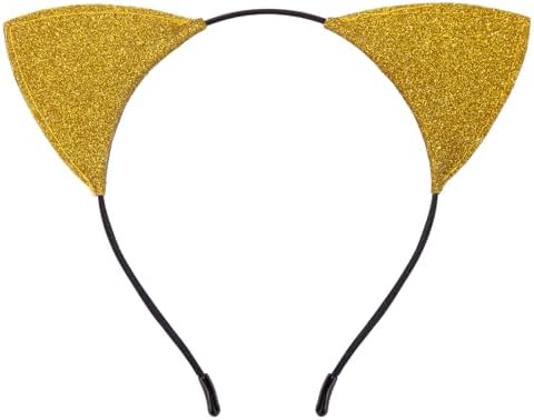 Wobeny Diadema de orejas de gato para mujeres y niñas, bonita diadema con purpurina brillante para Halloween, cosplay, disfraz de gato, accesorios para el cabello, Rojo Wobeny Diadema de orejas de gato para mujeres y niñas, bonita diadema con purpurina brillante para Halloween, cosplay, disfraz de gato, accesorios para el cabello, Rojo