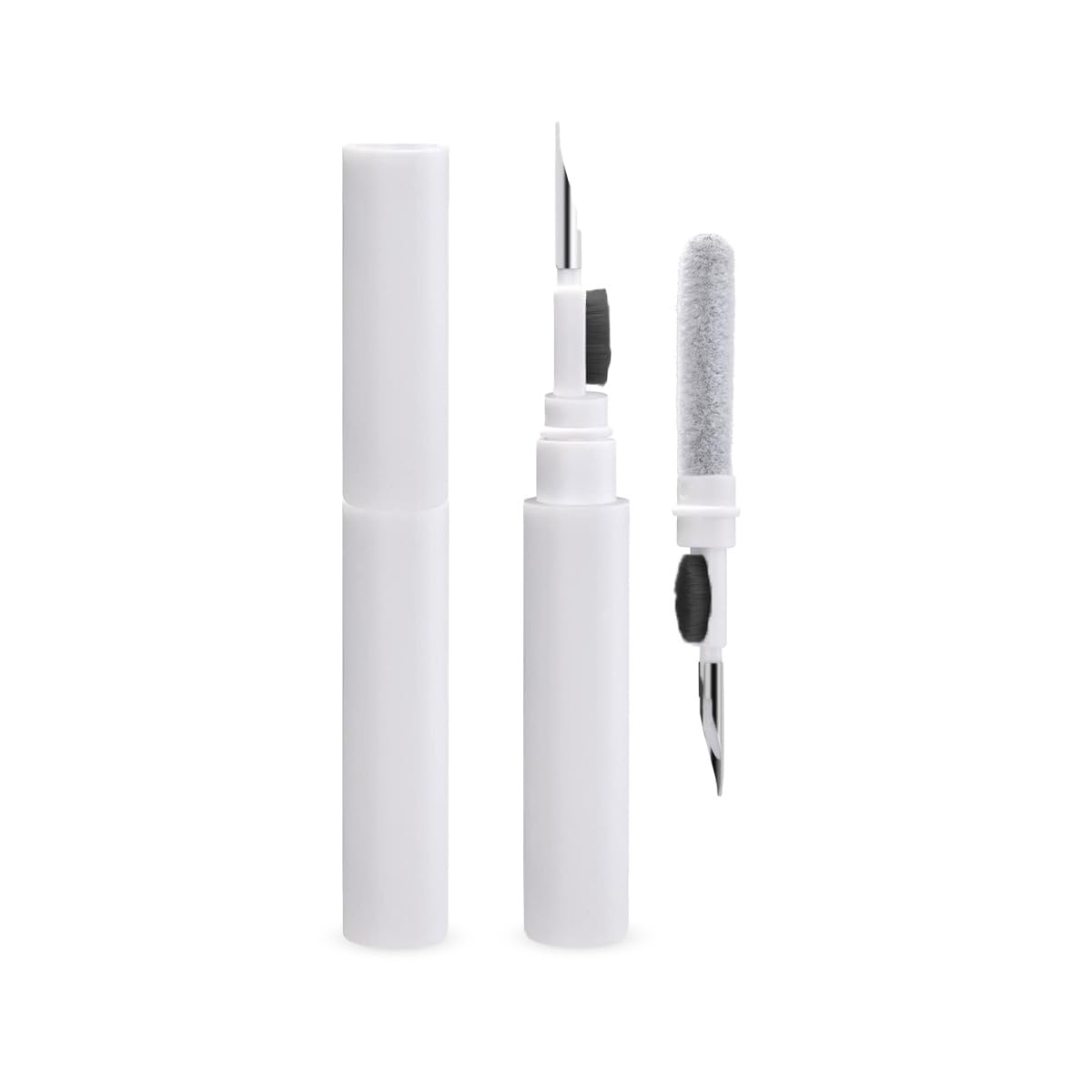 NK 3 in 1 Headset Cleaner for Airpods - Multifunction Cleaning Kit - Pen with Brush + Clip + Cotton - Clean Wireless Keyboards, Cases and Headphones