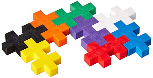 PLUS PLUS Big Size - 600 Piece Basic Color Assortment in Storage Tub