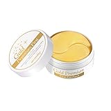 SECRET KEY Gold Premium First Eye Patch 60 Sheet - 24K Pure Gold Contained Highly Nutrious Hydrogel Under Eye Pads, Excellent Adhesion & Fast Absorption Anti-Wrinkle Night Treatmnet Eye Patches