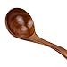 WSSROGY Wooden Soup Spoon Kitchen Soup Ladle Spoon,Porridge Spoon, Kitchen Sauces Soups Cooking Tools.