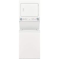 Frigidaire FLCE7522AW 27 Inch Electric Laundry Center with 3.9 Cu. Ft. Washer Capacity, 10 Wash Cycles, 5.6 cu. ft…