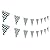 Racing Flag Pennant Banners (2), Racing Party Supplies, Boy Birthday Parties, NASCAR Party Decorations, Checkered Flag Banners