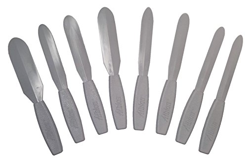 Albion Engineering 1058-G01 C.A.T. Spatula Set, Plastic, Pack of 8