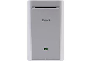 Rinnai RE199eP Non-Condensing Propane Tankless Water Heater, Up to 9.8 GPM, Outdoor Installation, 199,000 BTU